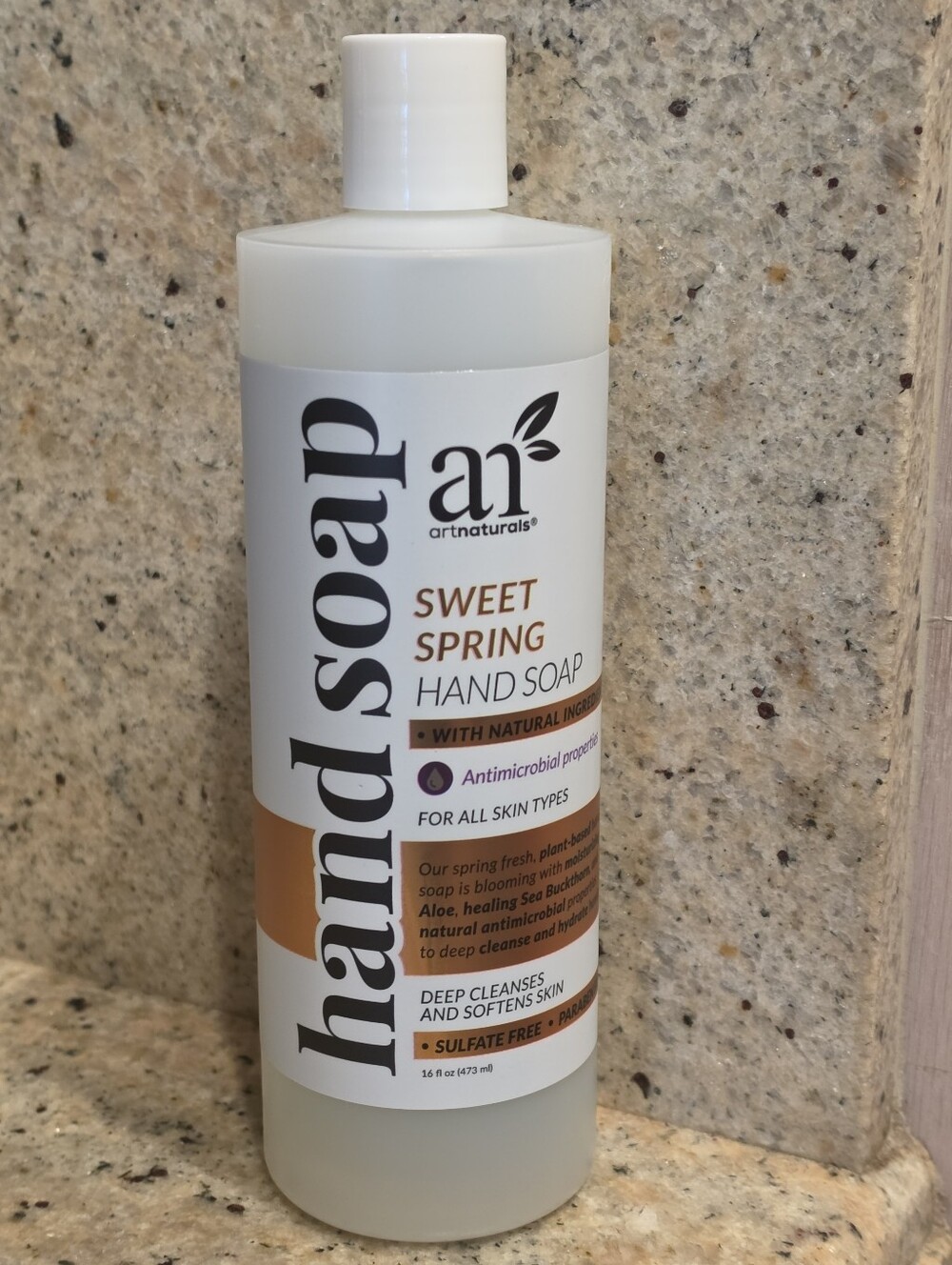 ArtNaturals Sweet Spring Hand Soap Antimicrobial Aloe Sulfate-Free 16 fl Oz